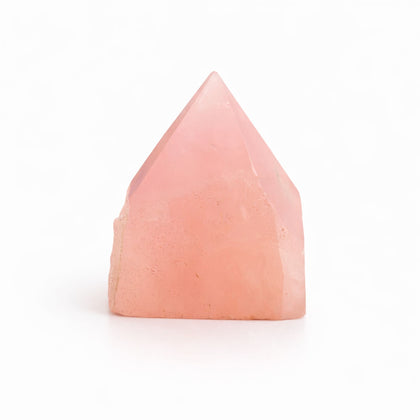 Rose Quartz Top Polished Points, approx. 5 to 6 pieces