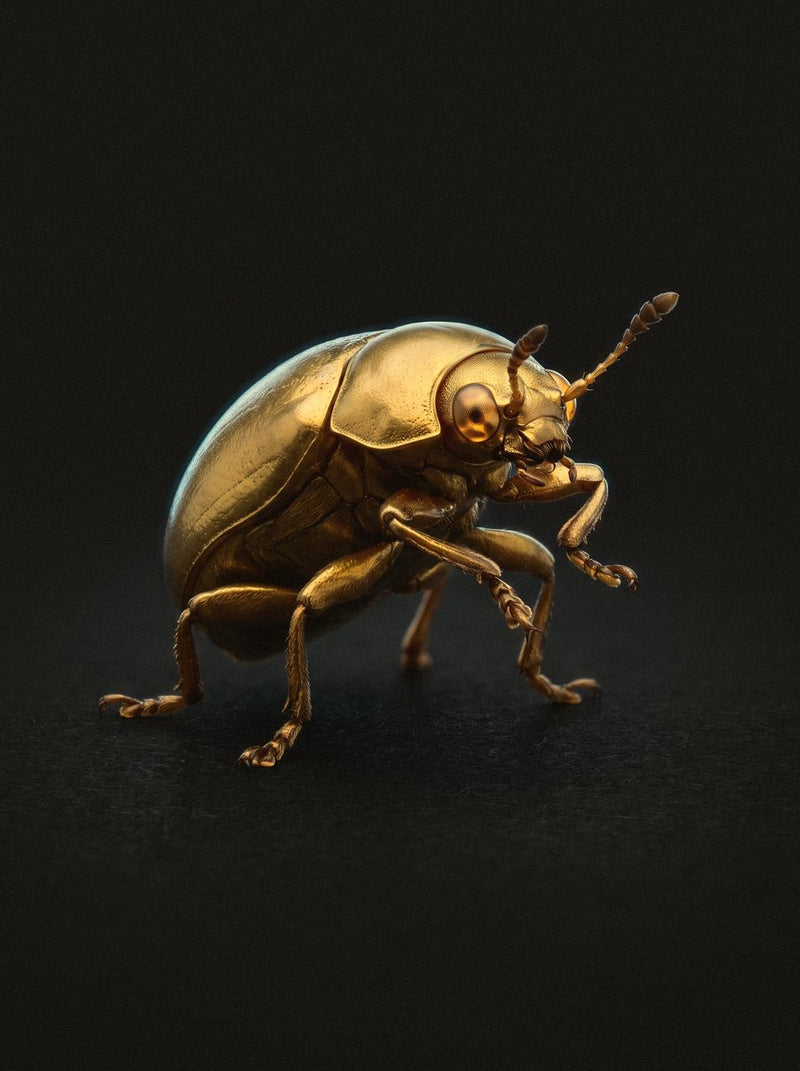 The golden scarab, keeper of The Sun