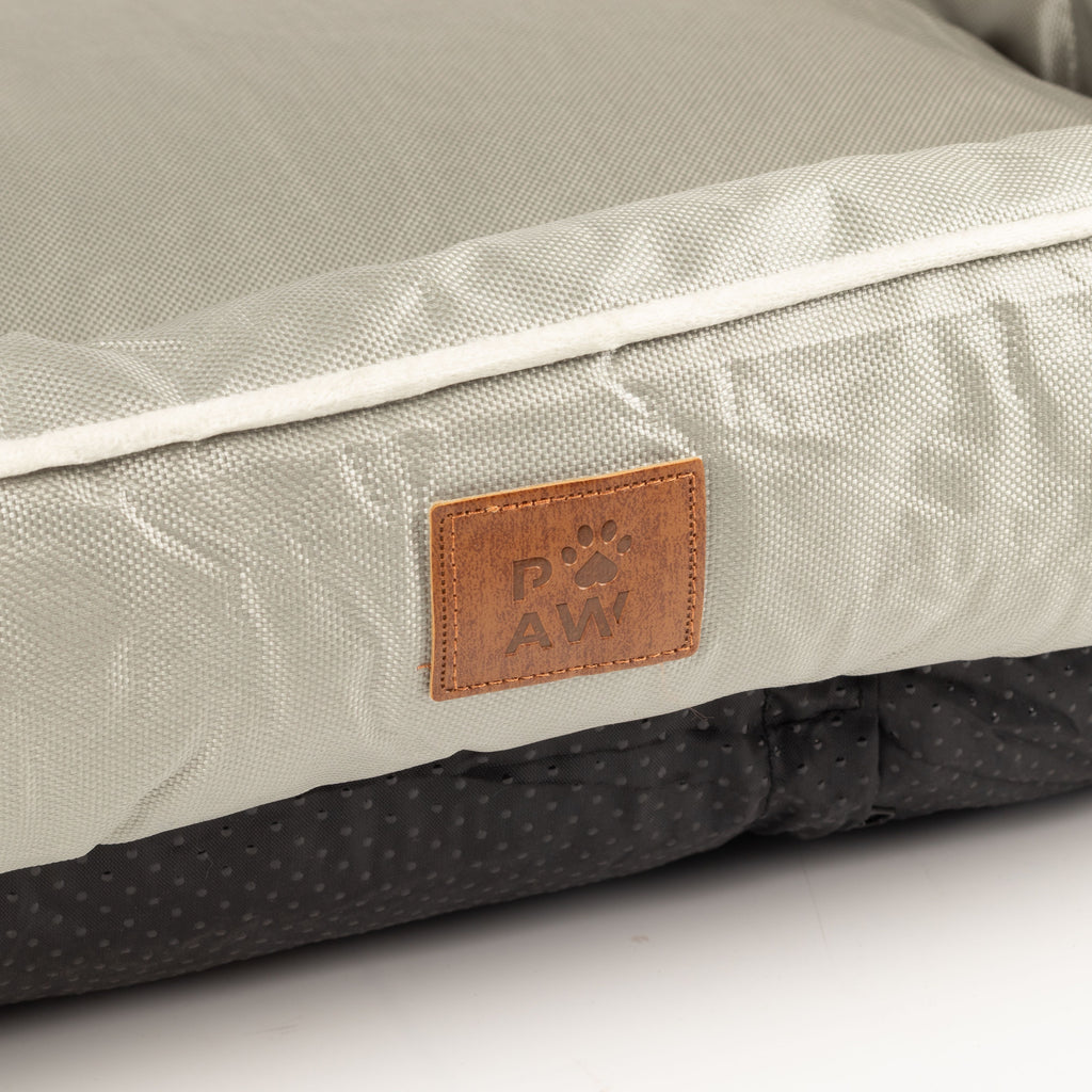 PAW Medium Pet Bed, Khaki Beige, 70 x 60 x 15cm