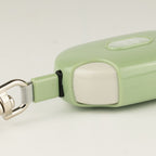 Close-up of the Pocket Pod casing, tape and clip