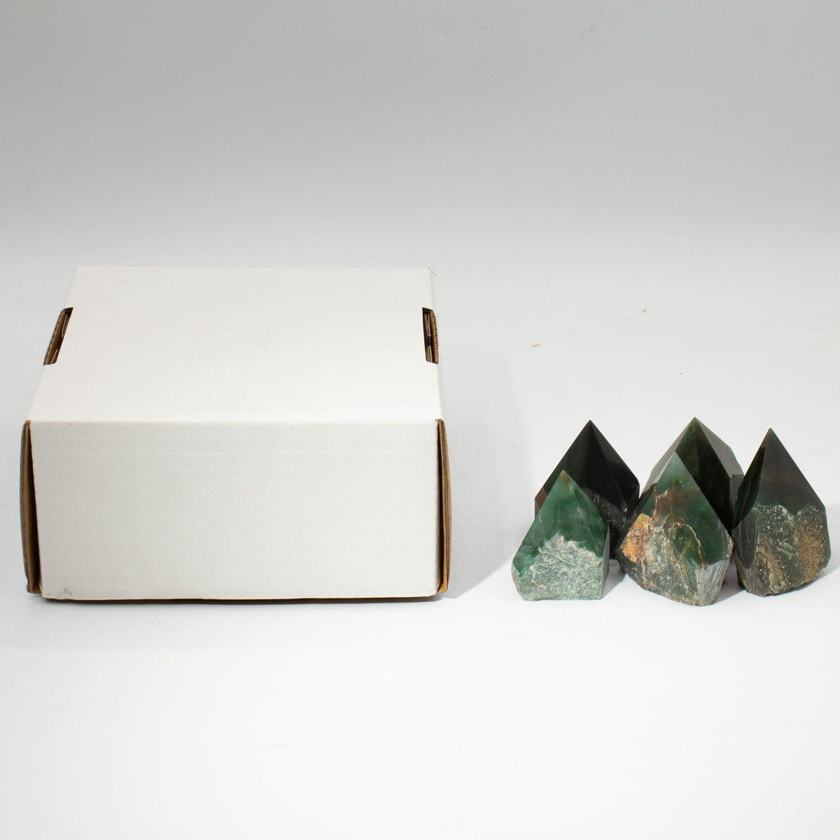 Gemstone Top Polished Points - Green Aventurine (approx 5-6 pieces)
