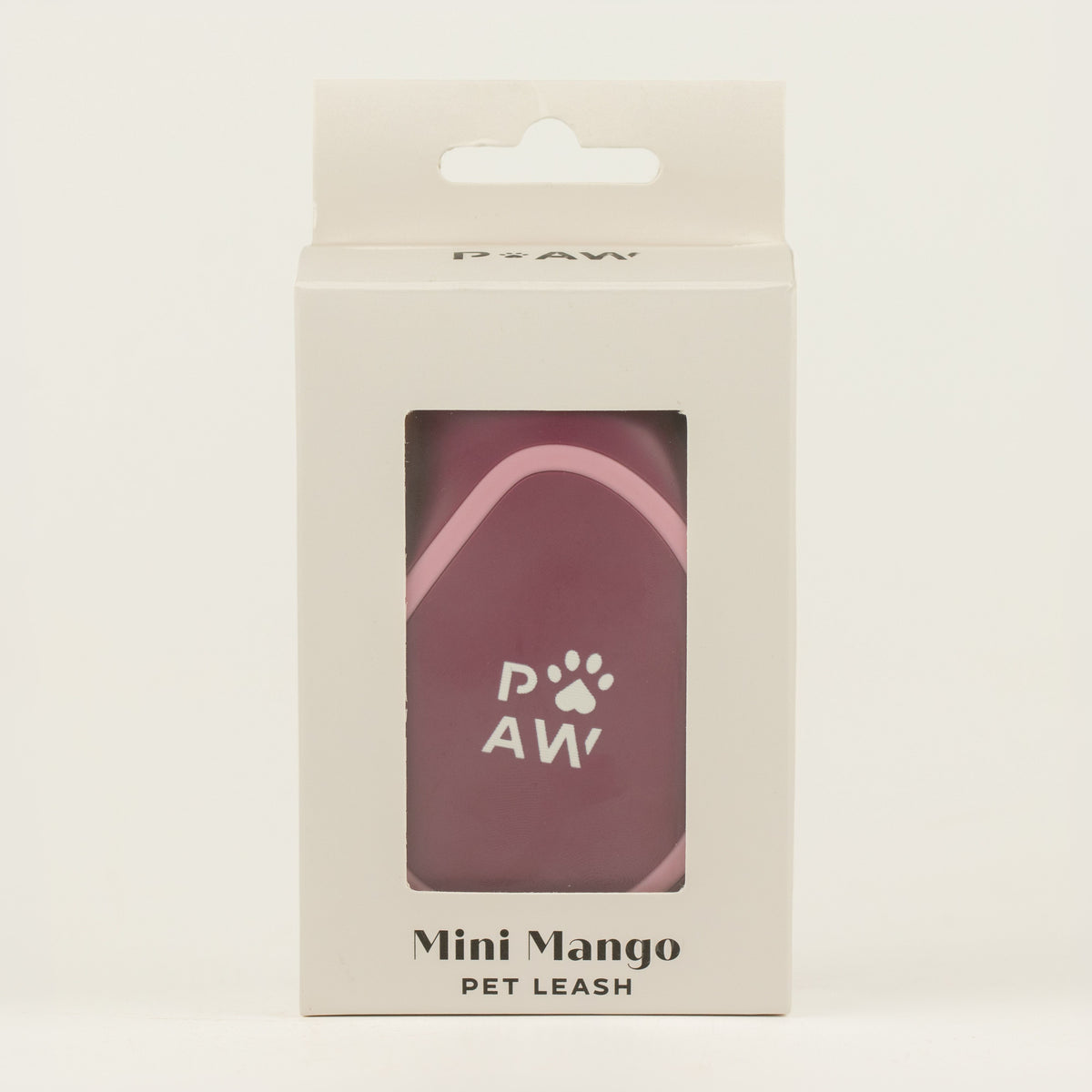 Paw Mini Mango lead shown in its display box