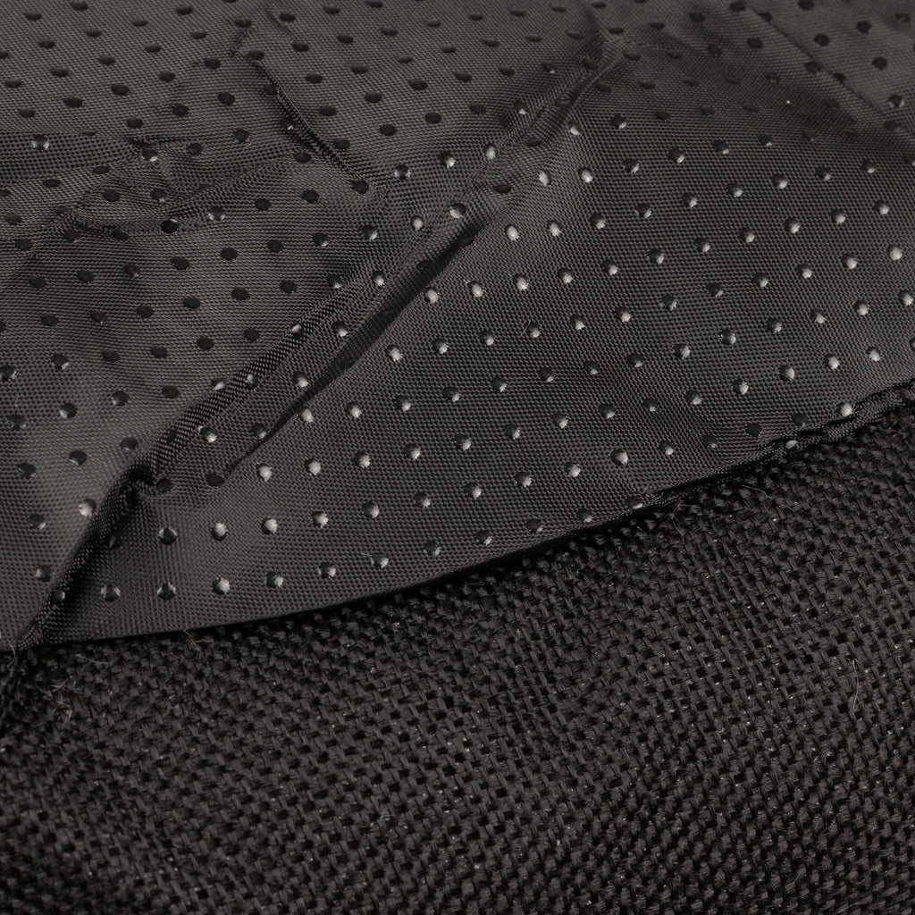 Close view of the textured underside of the bed