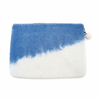 Felt Laptop Pouch, Blue Horizon, up to 14 inches