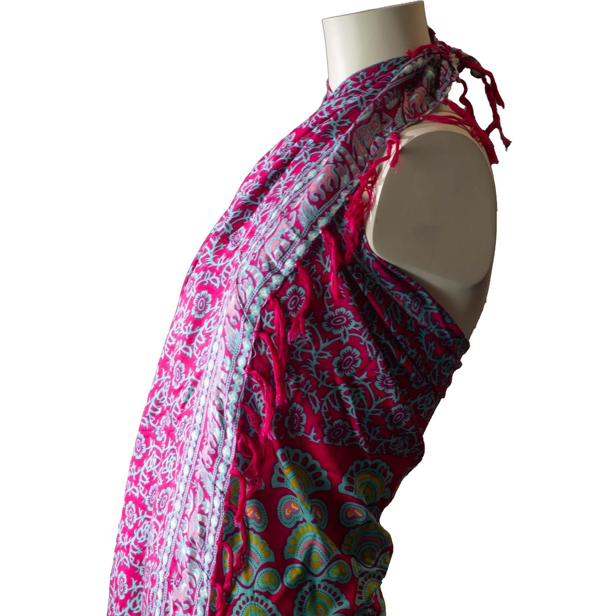 Teal Purple Mandala Sarongs