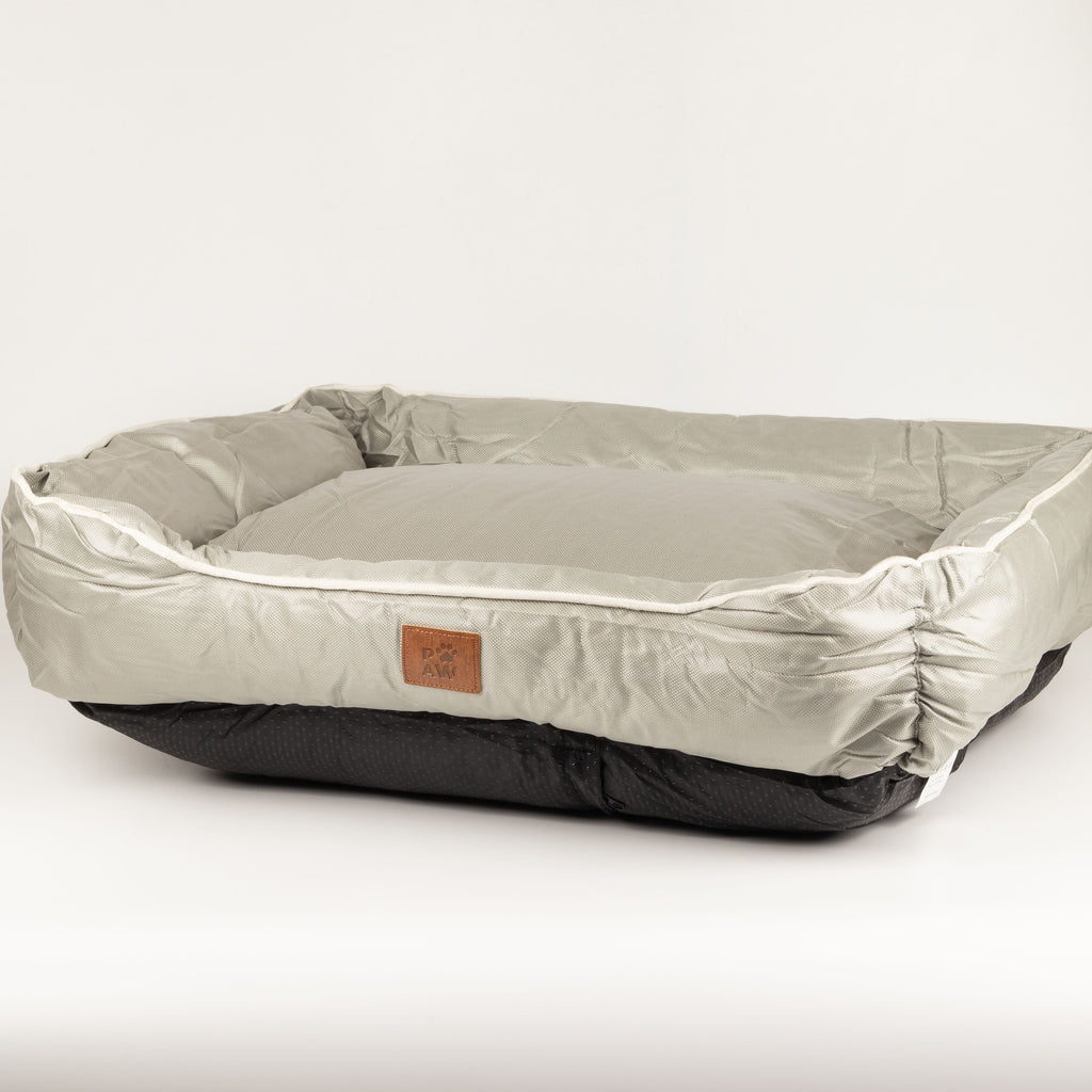 PAW Medium Pet Bed, Khaki Beige, 70 x 60 x 15cm