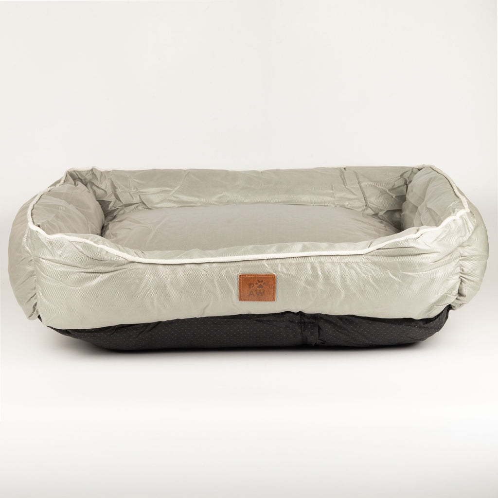 PAW Medium Pet Bed, Khaki Beige, 70 x 60 x 15cm