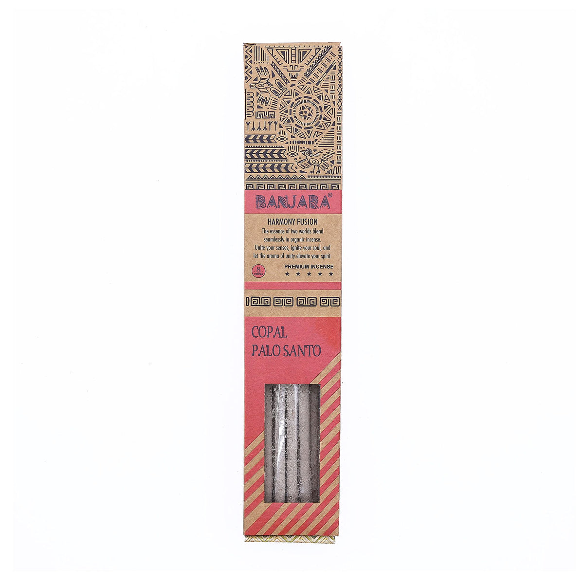 Copal Palo Santo incense pack, one of six scents in the Banjara gift set