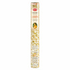 HEM Precious Jasmine incense in a tall hexagonal pack