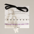 Nymph Full Moon bracelet set displayed on its illustrated card