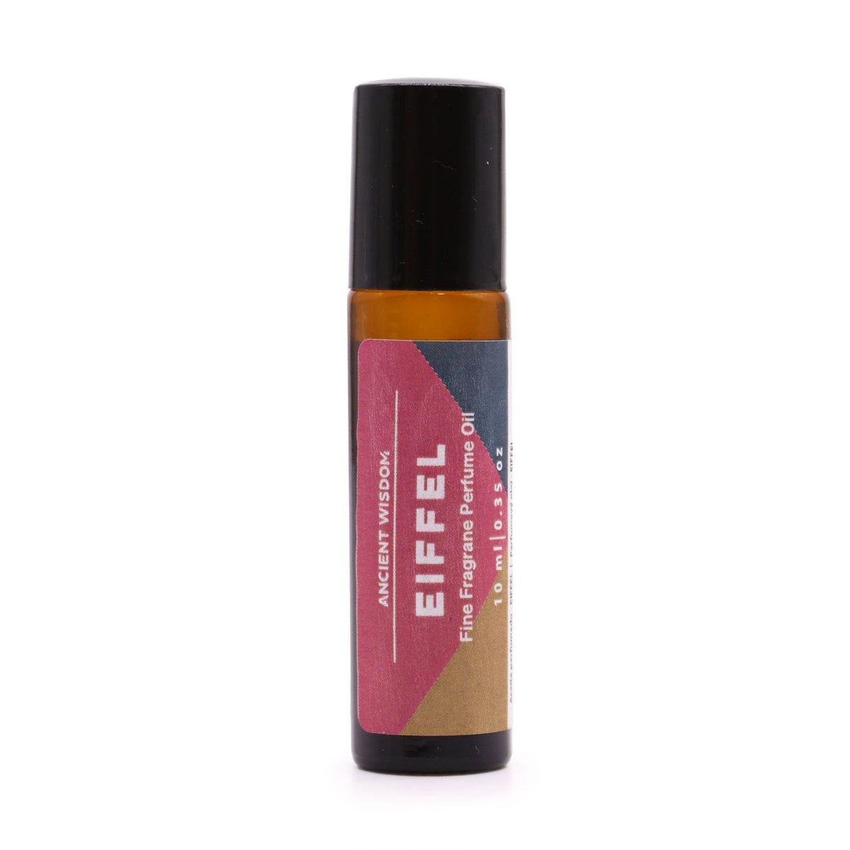 Eiffel Fine Fragrance Perfume Oil 10ml in an amber roll-on bottle with a black cap and label