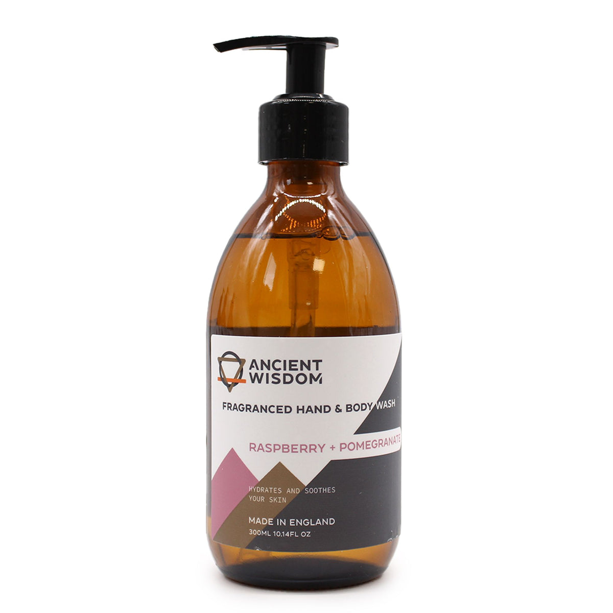 Mango + Lime hand and body wash bottle, from the same range