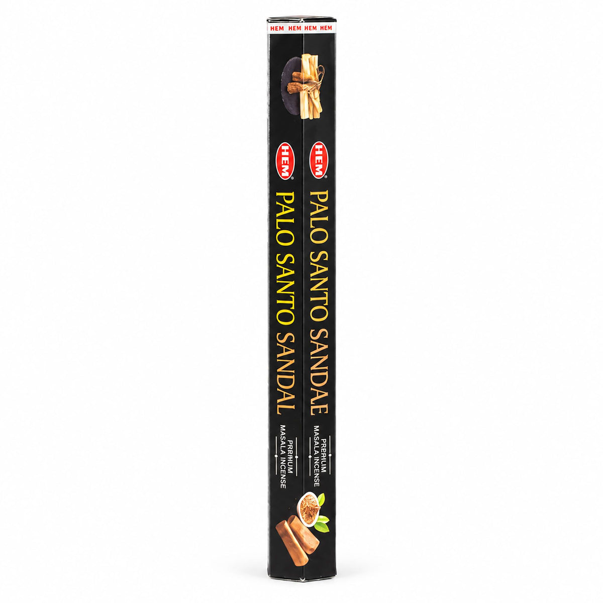 HEM Palo Santo Sandal incense pack, shown upright