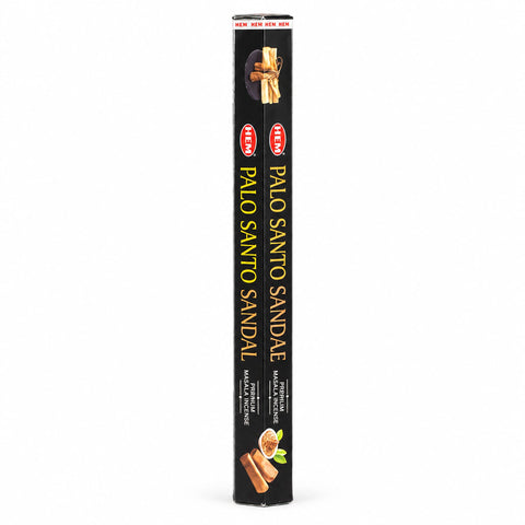 HEM Palo Santo Sandal incense pack, shown upright