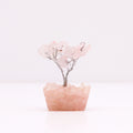 Mini Gemstone Tree On Orgonite Base - Rose Quartz (15 stones)