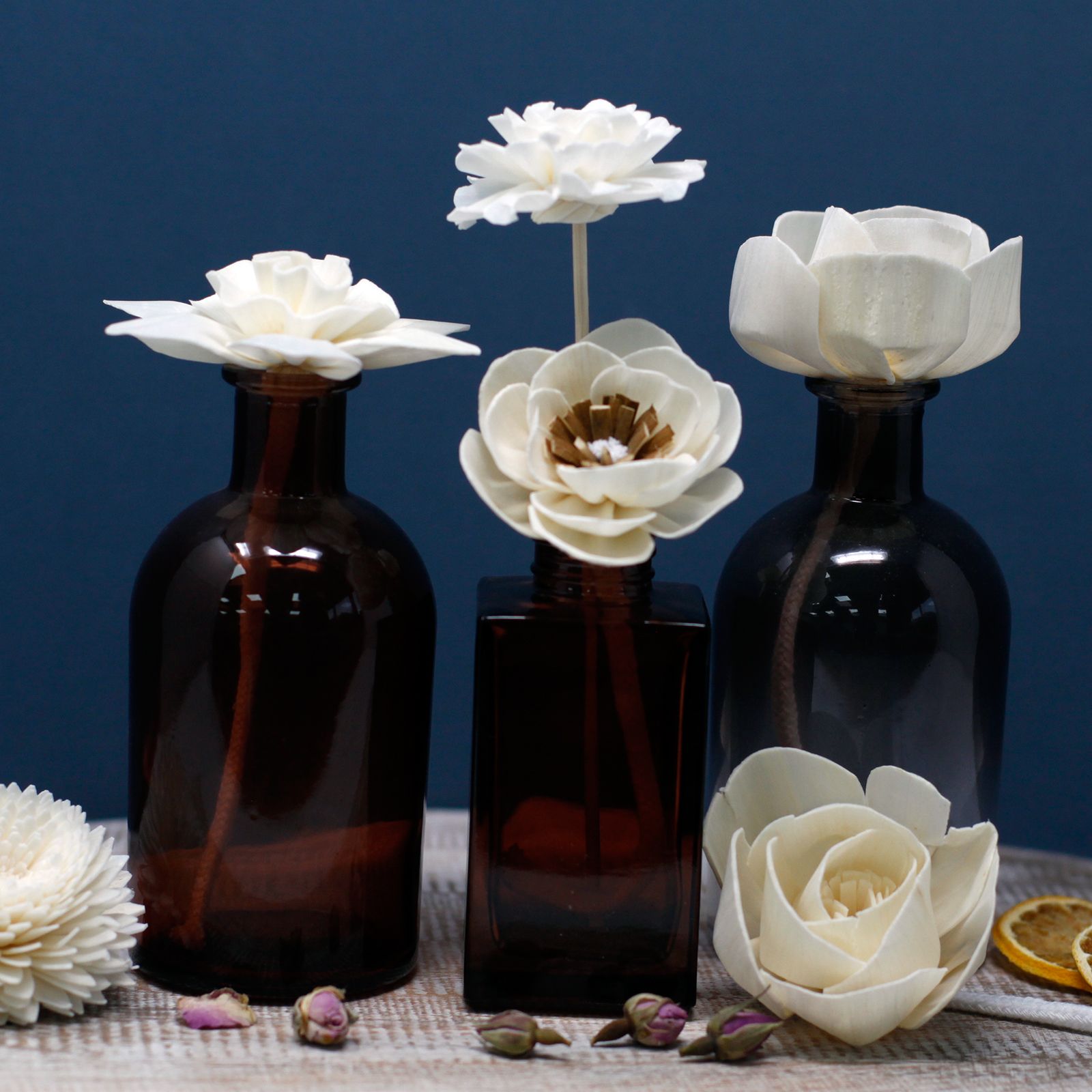 Natural Diffuser Flowers – Large Carnation on String