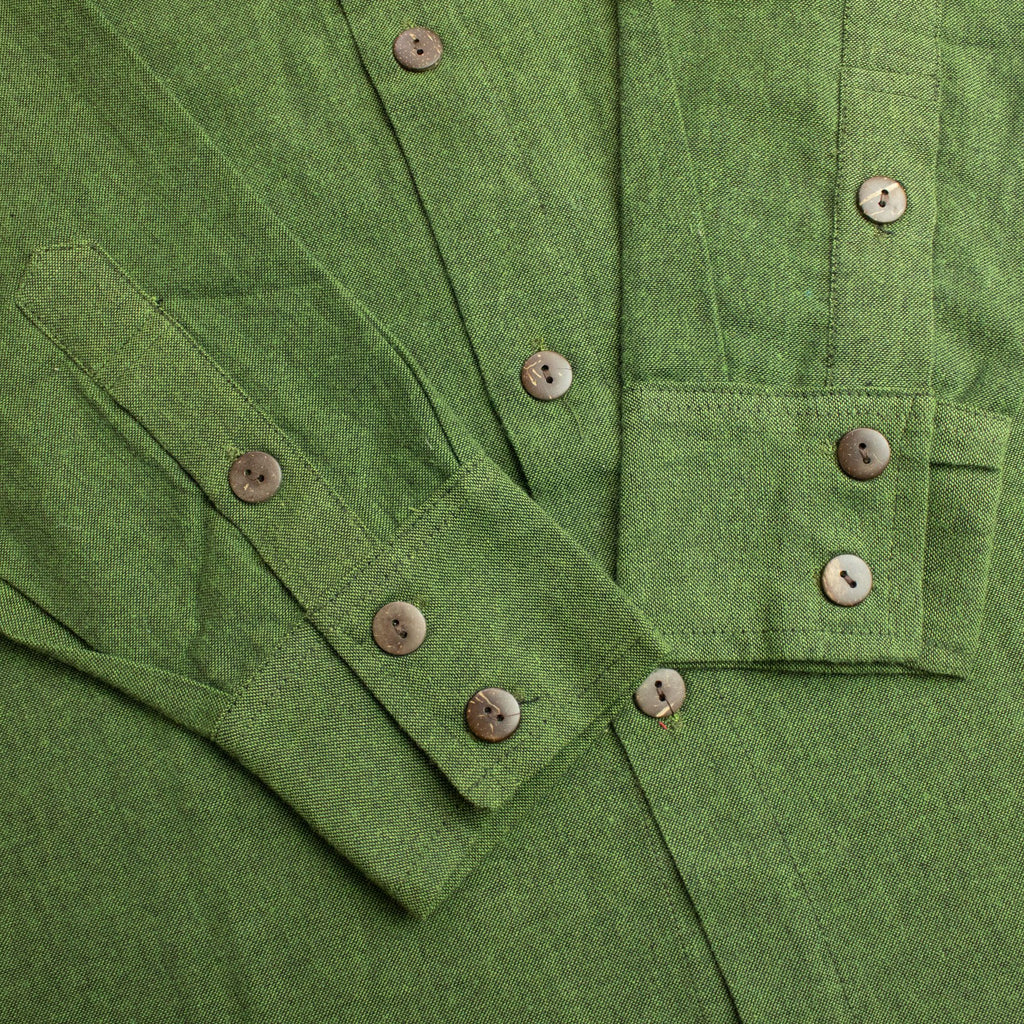 Nomad Sari Kathmandu Shirt - Forest Green - Medium