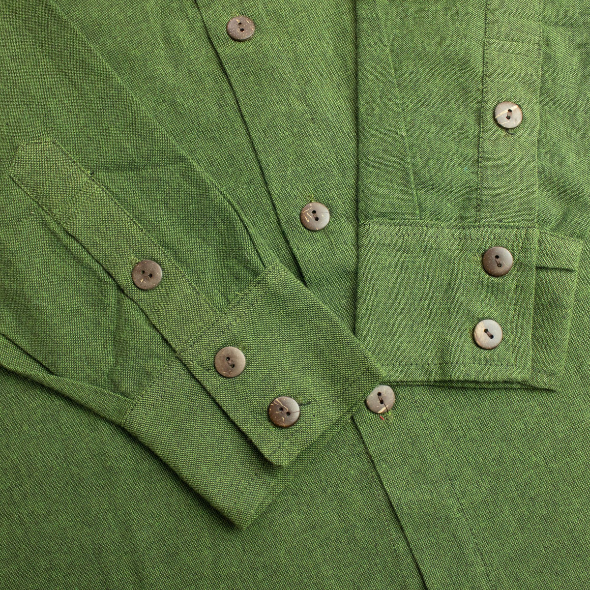 Nomad Sari Kathmandu Shirt - Forest Green - Medium