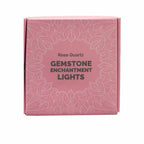 Pink Rose Quartz Gemstone Enchantment Lights gift box