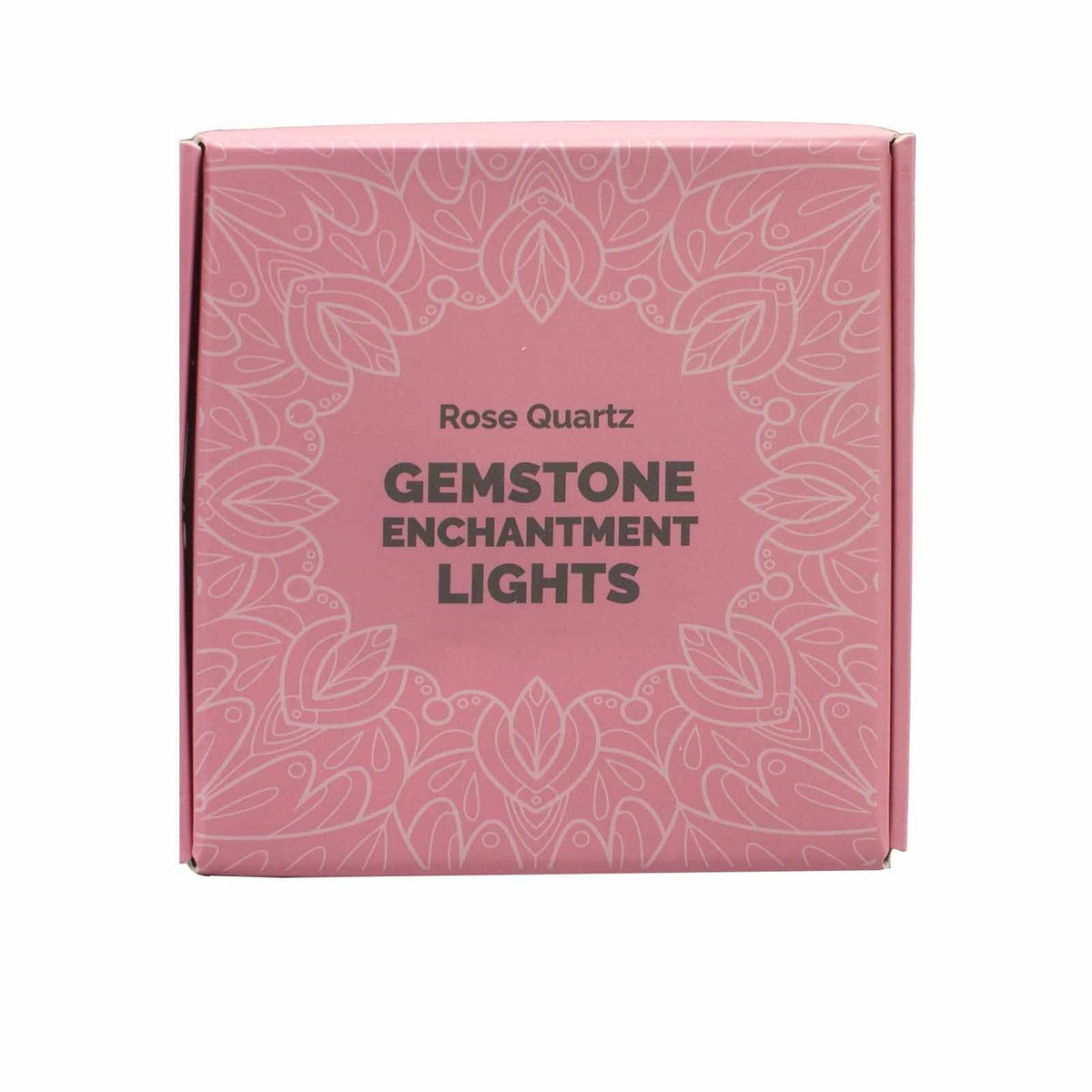 Pink Rose Quartz Gemstone Enchantment Lights gift box