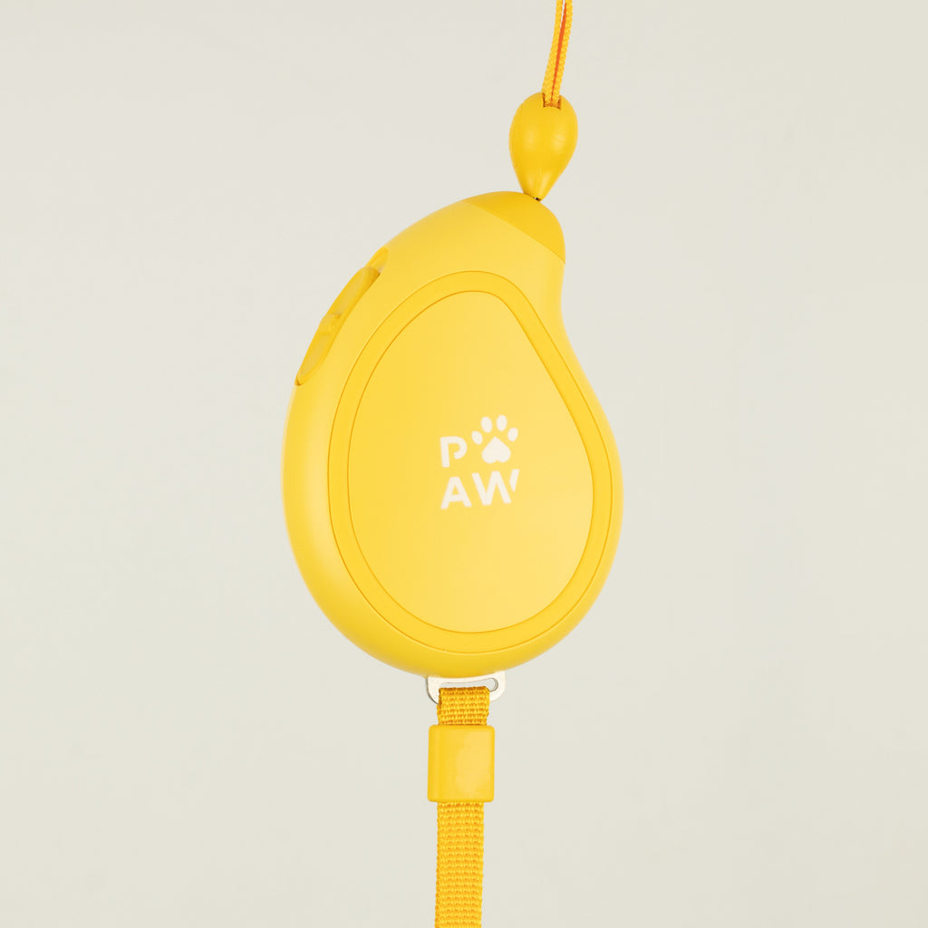 Yellow mango-shaped lead casing shown from an angle