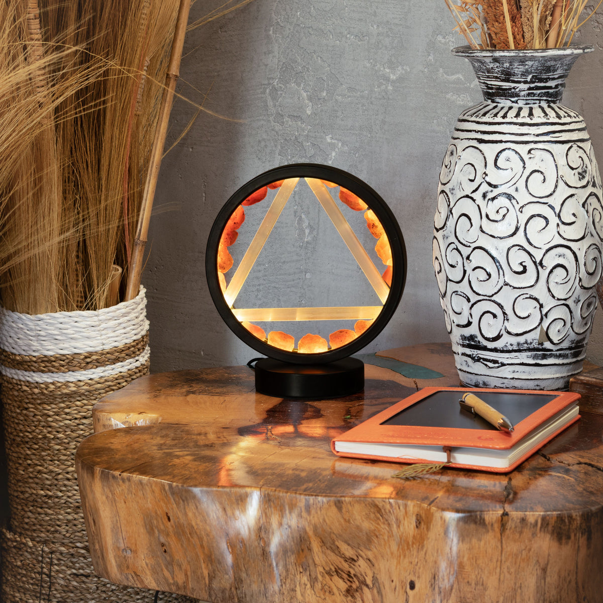 Gemstone Halo Lamp displayed on a table
