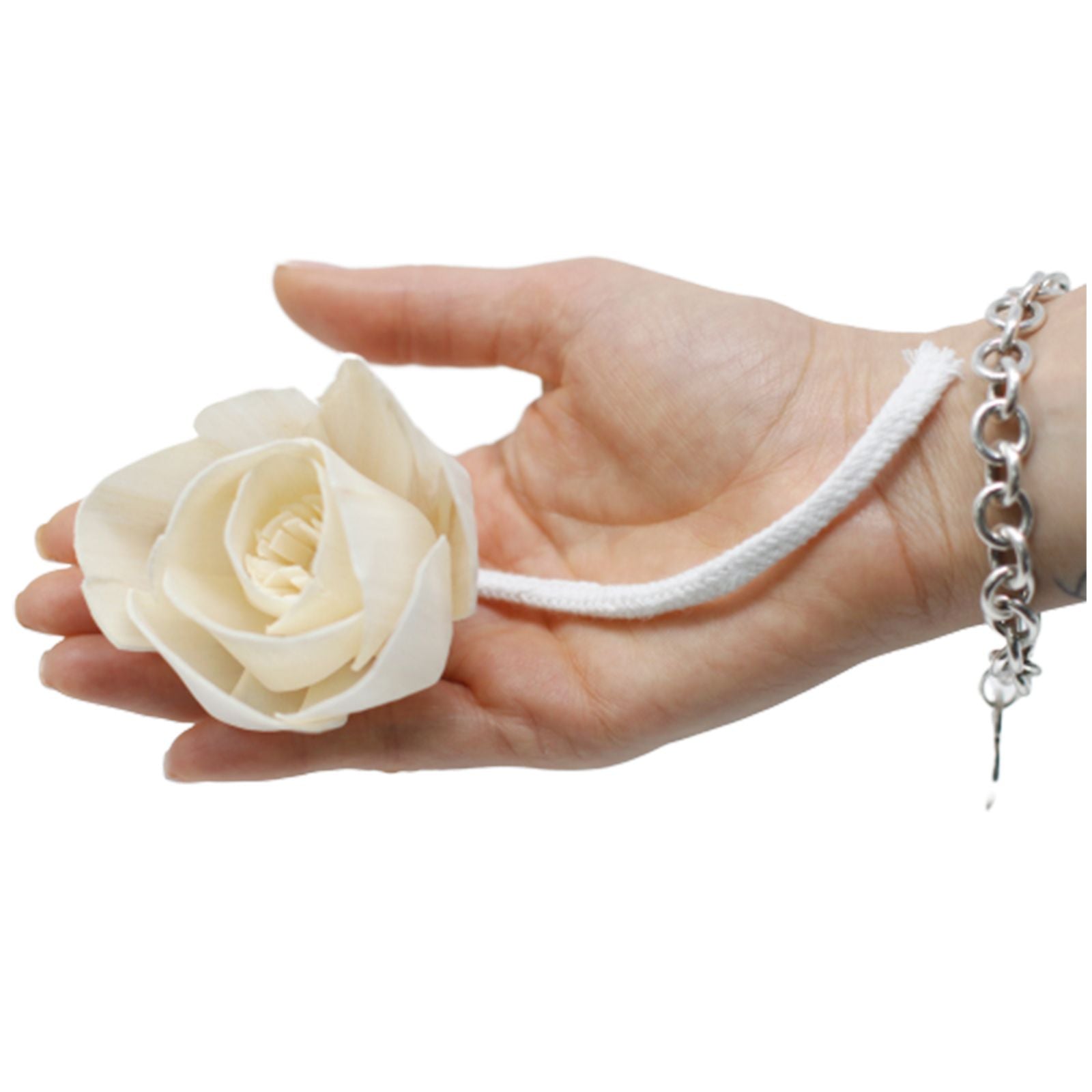 Natural Diffuser Flowers – Large Rose on String