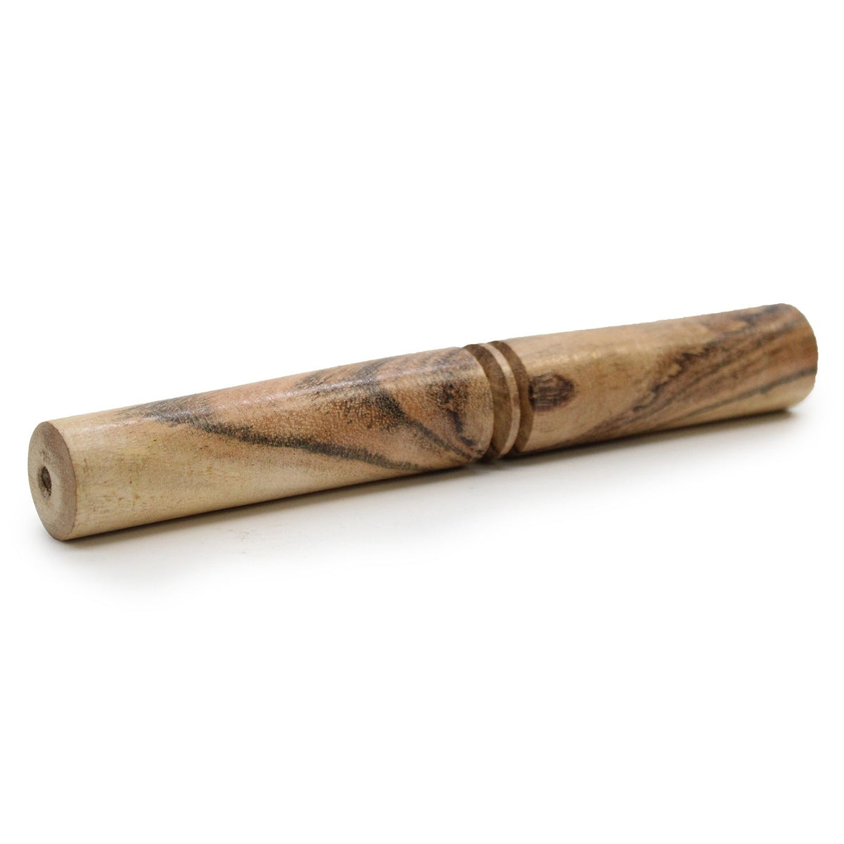 Wooden Small Stick Plain, light brown stick with dark grain, shown horizontally on a white background