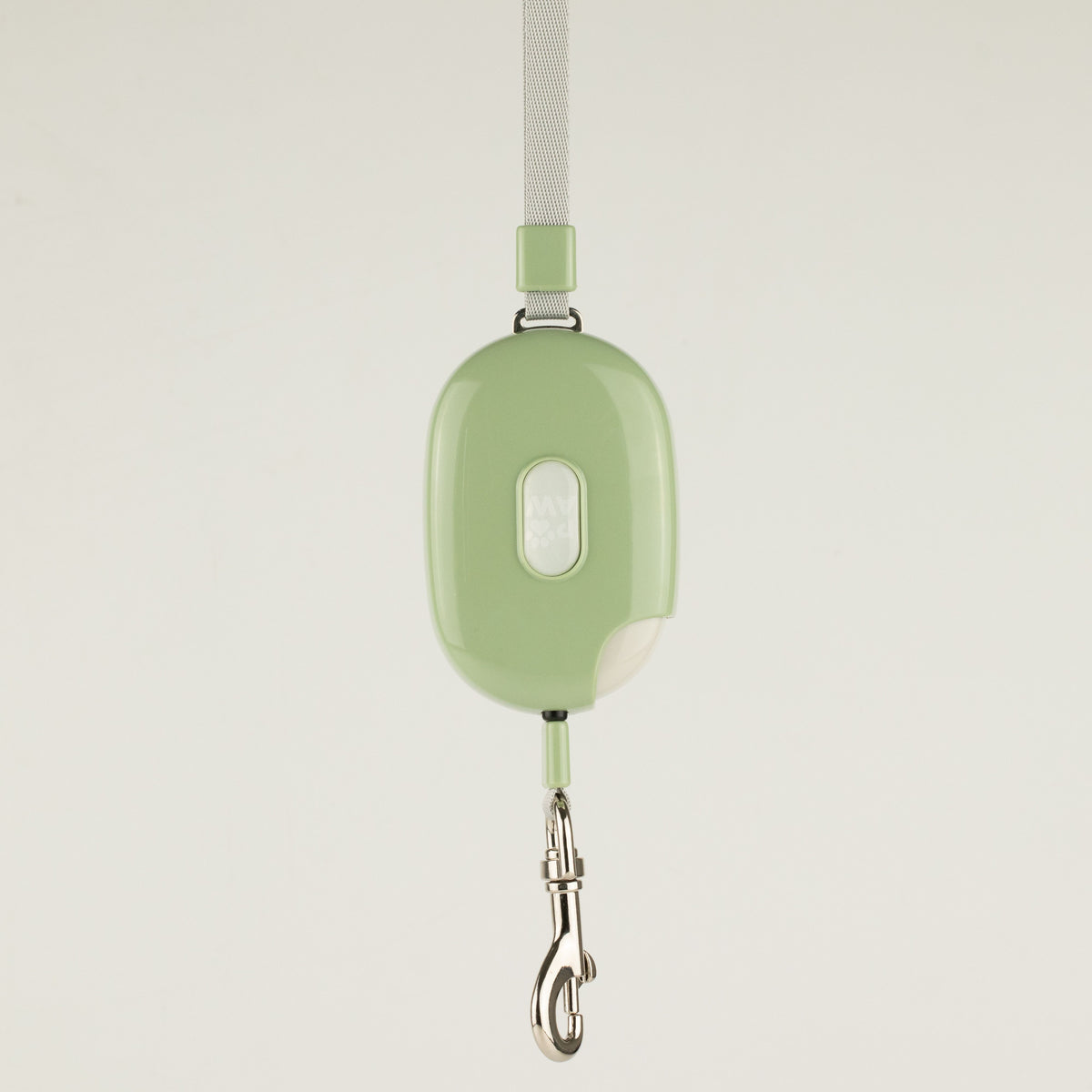 Green Paw Pocket Pod retractable lead with wrist strap and clip