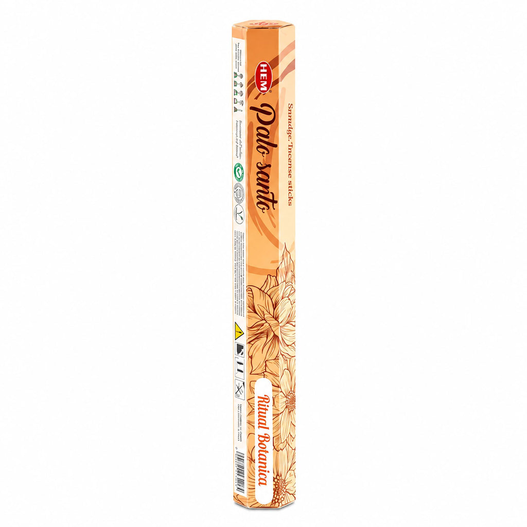 HEM Palo Santo incense pack, shown upright