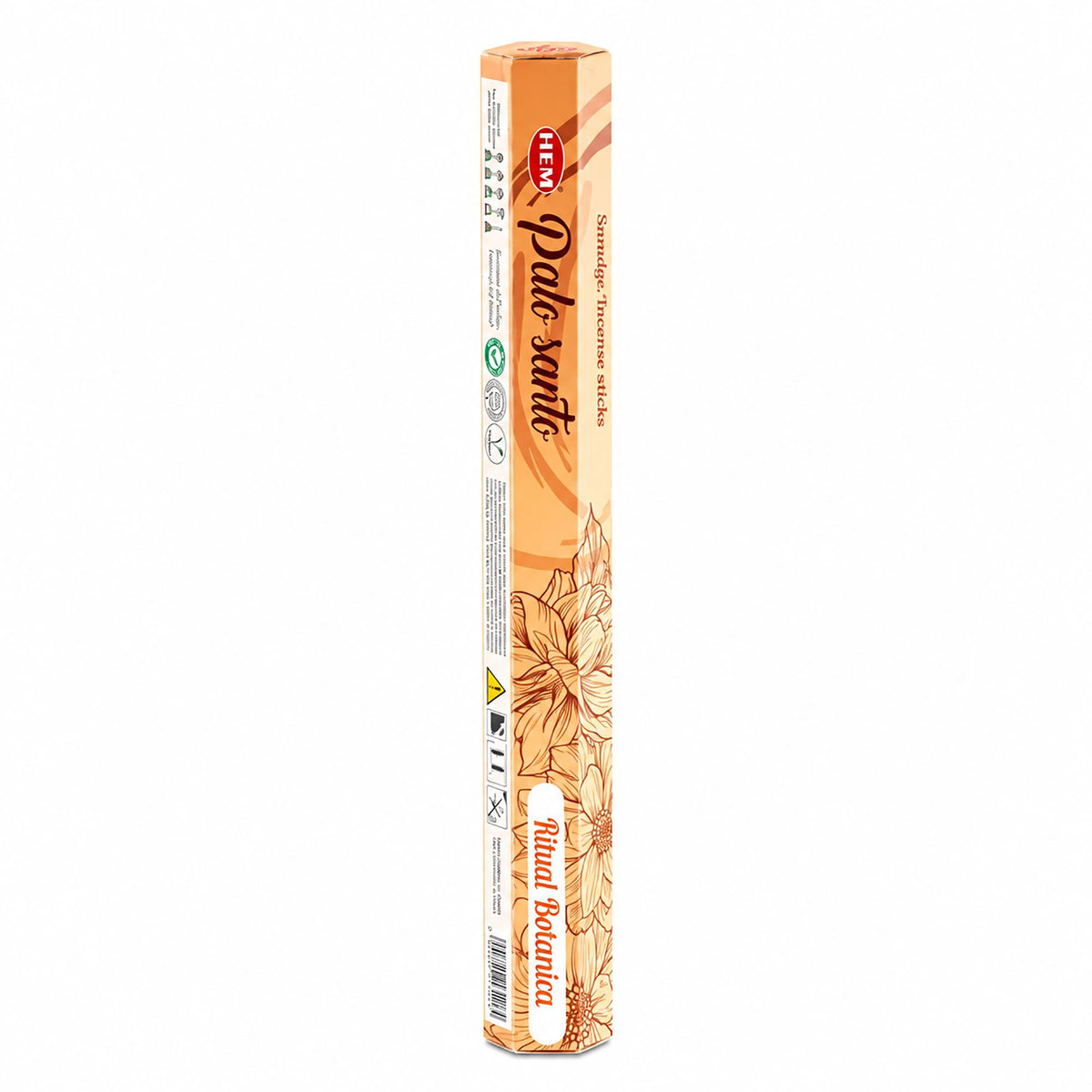 HEM Palo Santo incense pack, shown upright