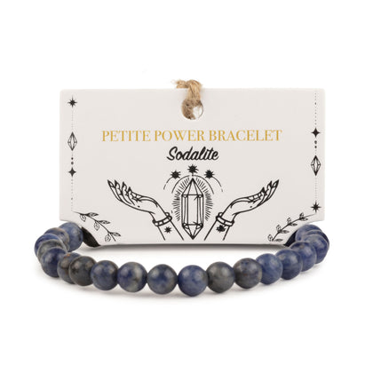 Petite Sodalite Power Bracelet, 17cm x 6mm