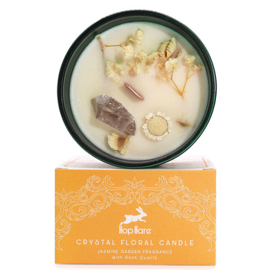 Hop Hare Crystal Magic Flower Candle, The Lion