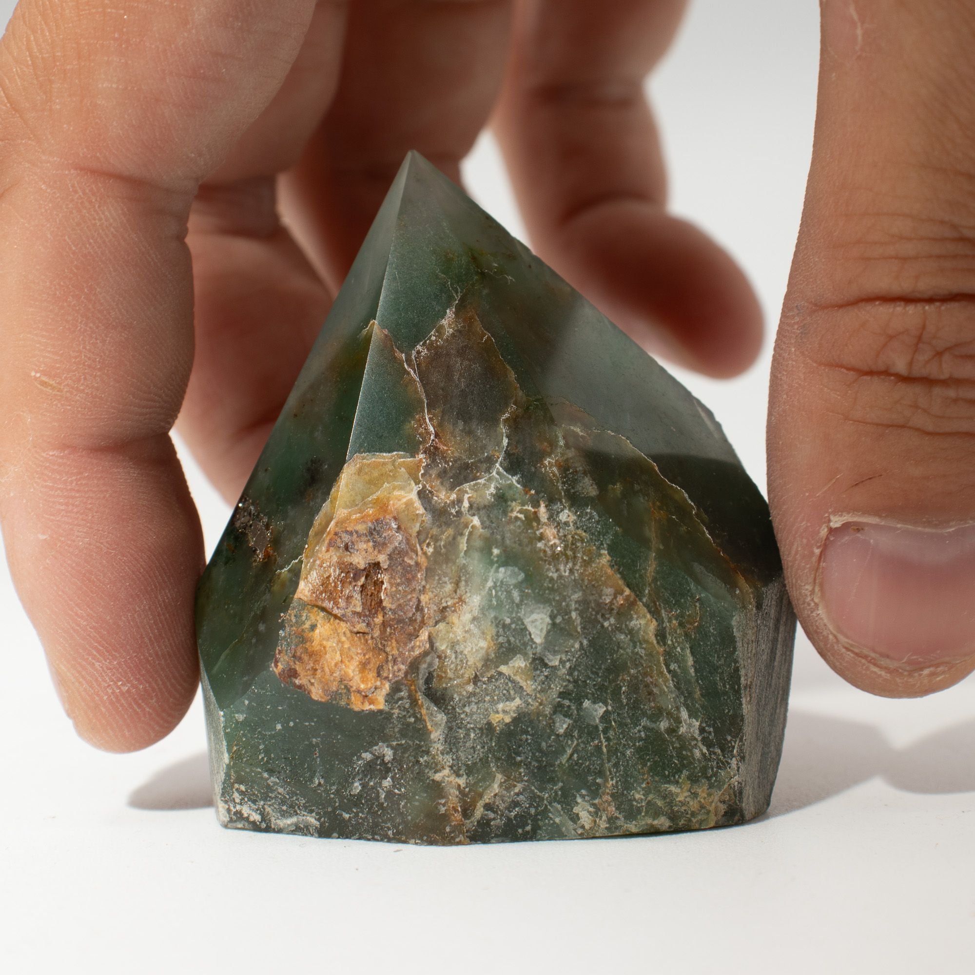 Gemstone Top Polished Points - Green Aventurine (approx 5-6 pieces)