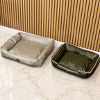 PAW Medium Pet Bed, Khaki Beige, 70 x 60 x 15cm