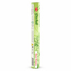 HEM Patchouli incense in an upright green hexagonal pack