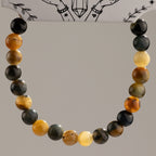 Dream Tigereye bracelet arranged in a loop