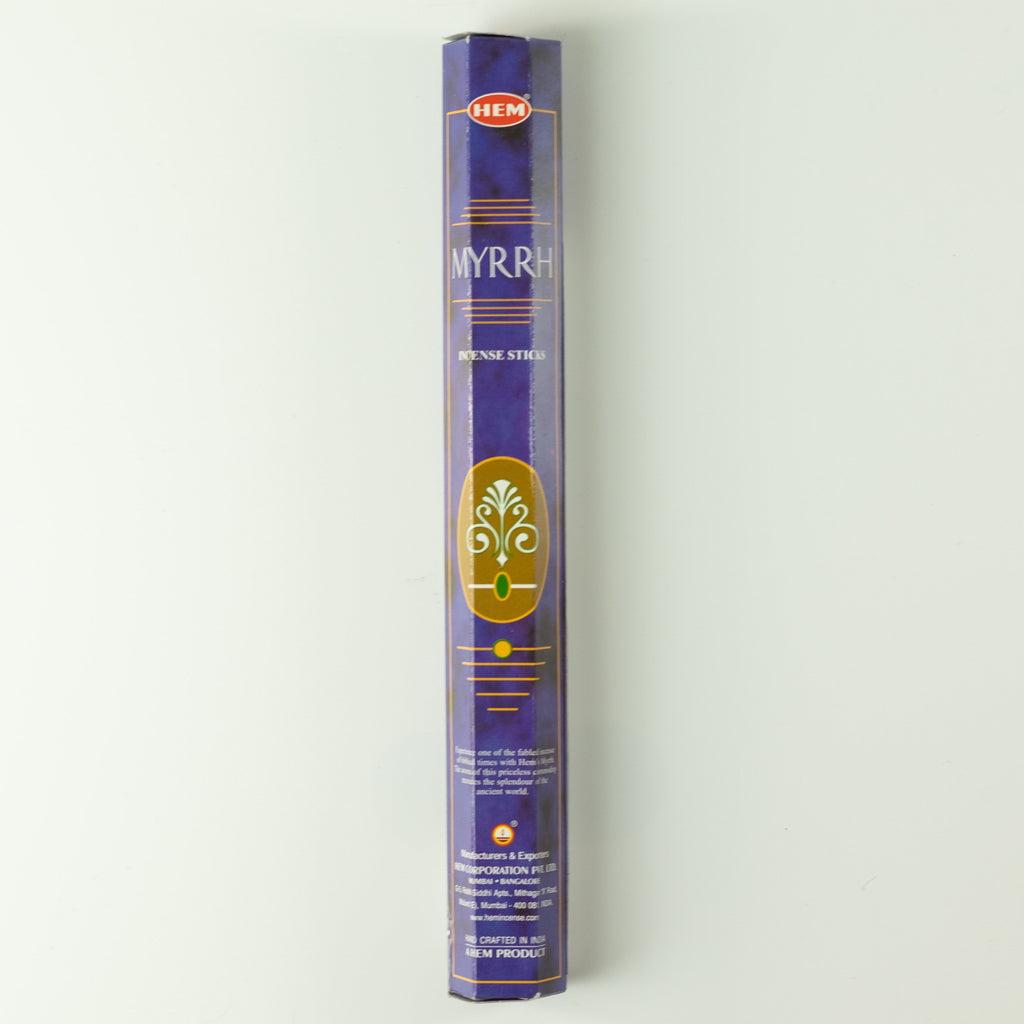 HEM incense pack shown upright