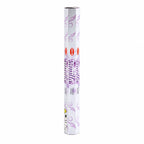 HEM Vanilla incense in a tall white and lilac hexagonal pack