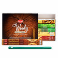 HEM Woody Collection incense box, sticks and green flat holder