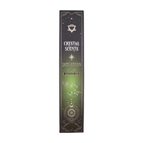 Single Jade Green Spicy incense box shown upright from the front against a plain background