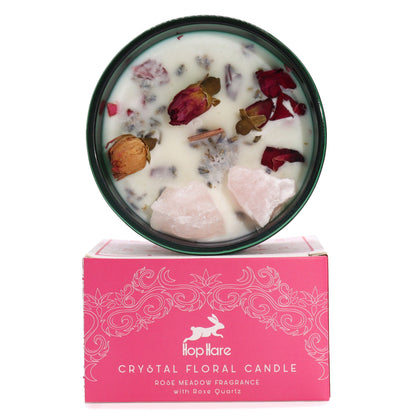 Hop Hare Crystal Magic Flower Candle, The Lovers