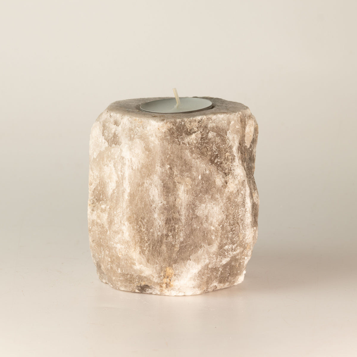 Grey Salt Candle Holder 600-800g