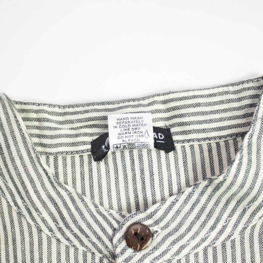 Nomad Sari Grandad Shirt - Grey Stone - Large