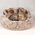 PAW Big Paw pet bed with a cat resting inside