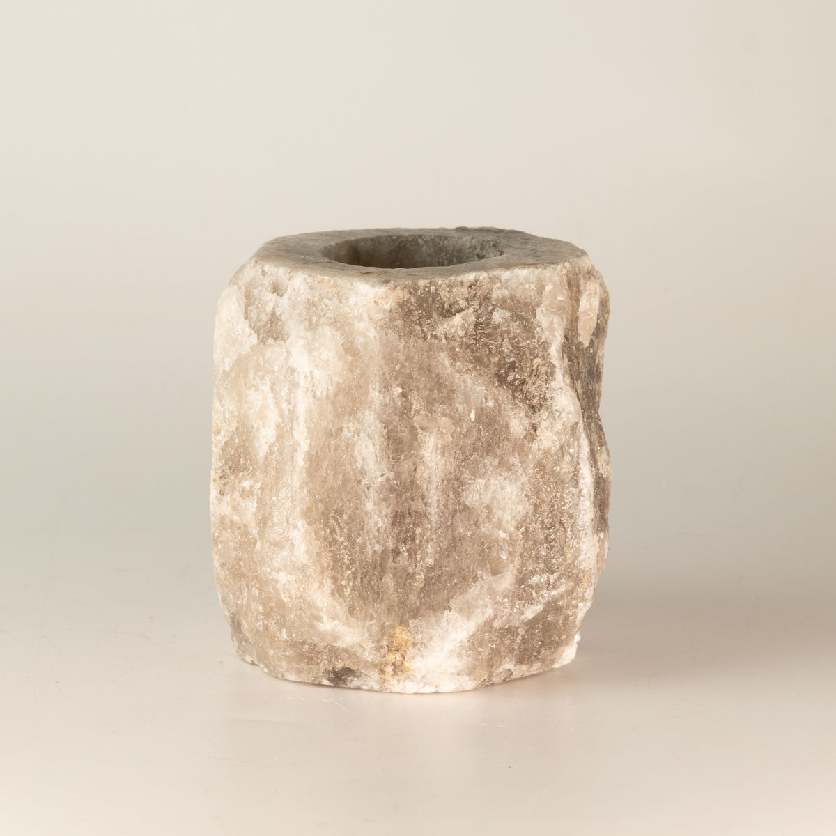 Grey Salt Candle Holder 600-800g