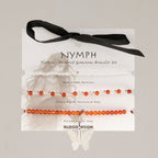 Nymph Blood Moon bracelet set displayed on its illustrated card