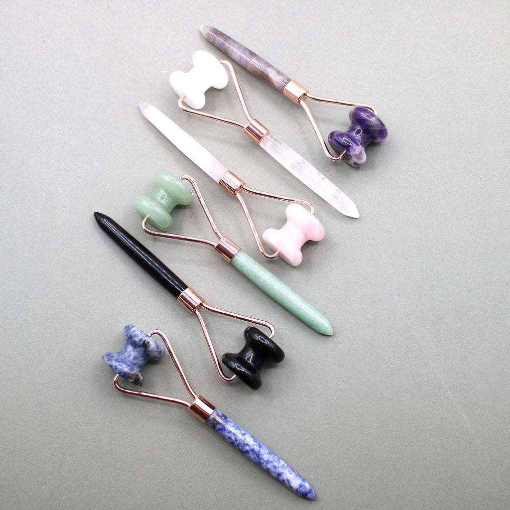 Gemstone Jawline Roller - Amethyst