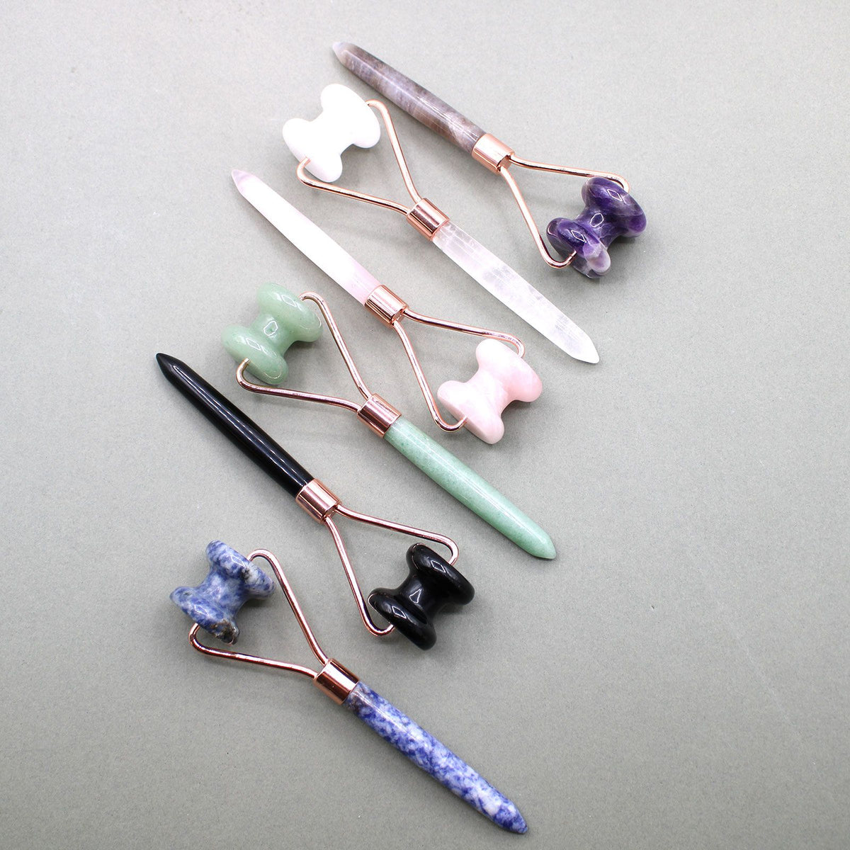 Gemstone Jawline Roller - Amethyst