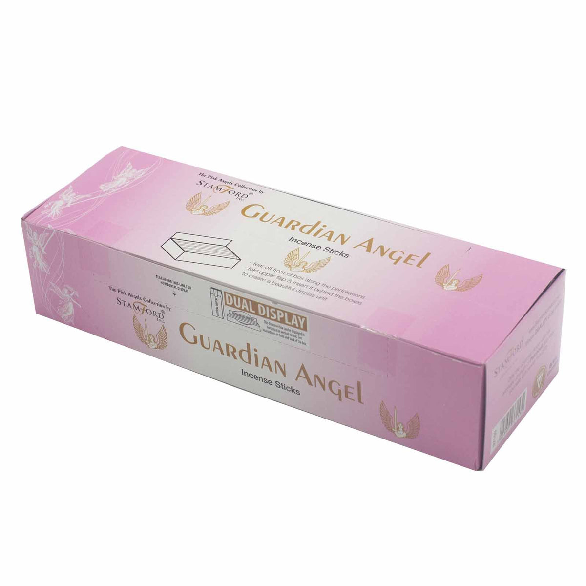 Guardian Incense Sticks in a closed pink rectangular box, shown at an angle on a white background